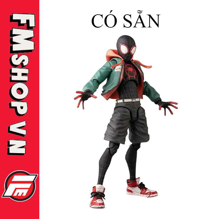(2nd Gãy Tơ Dài) Mô Hình Nhân Vật Sentinel Spider Man Miles Morales