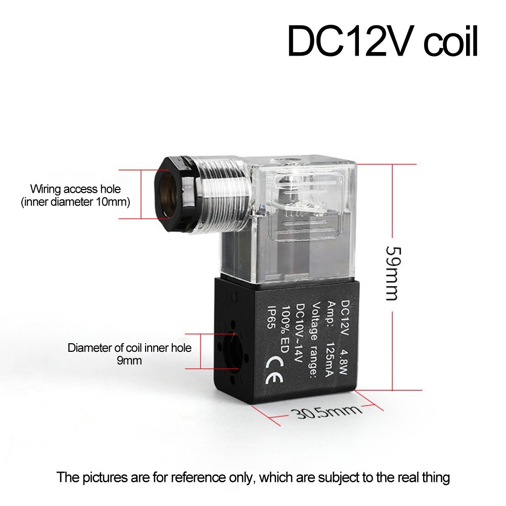 [ANME] cuộn dây van điện từ DC24V 12V AC220V 110V cho 4V210-08 3V110-06 4V220 4V230