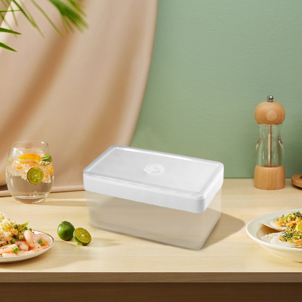 Press Out Ice Dung Tích Lớn Ice Cube Ice Box Hộ Gia Đình Press Ice Box Hộp Bảo Quản Đá