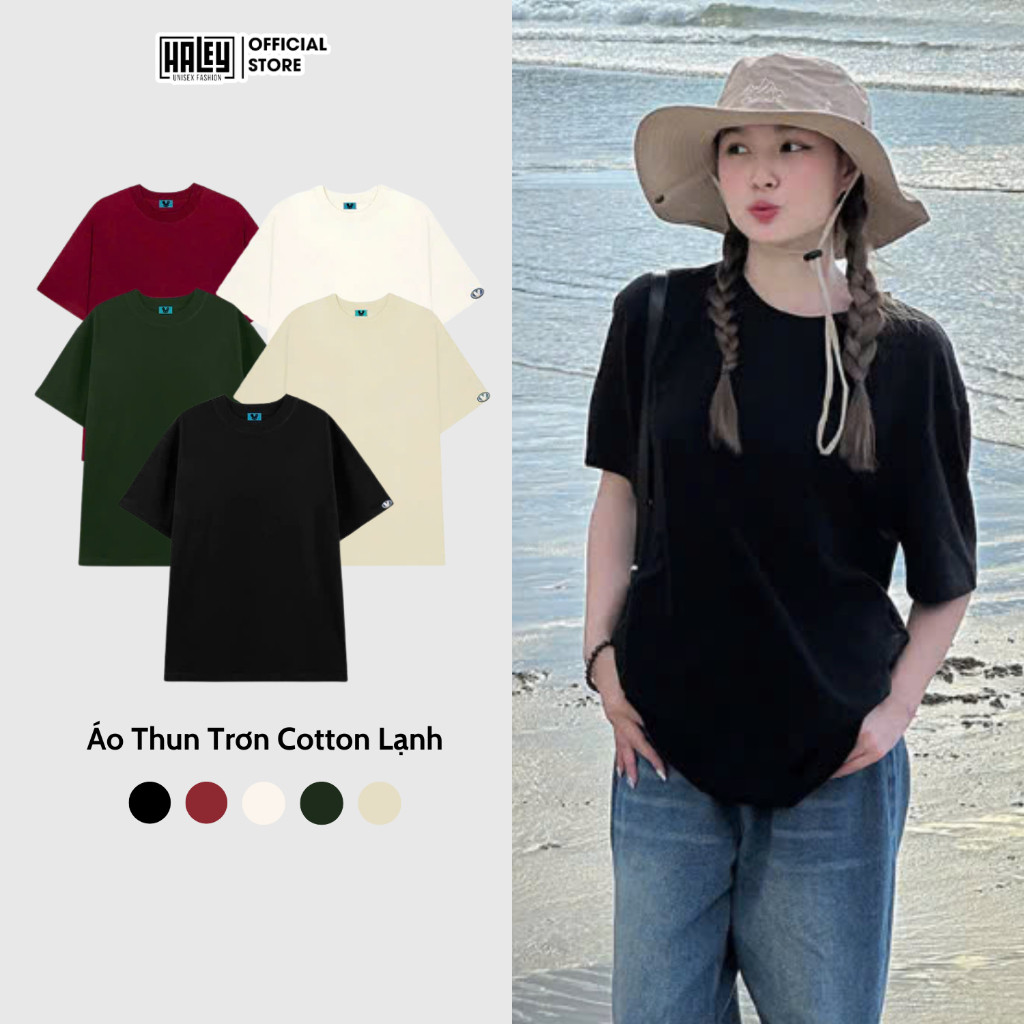 Áo Thun Nam Nữ Trơn Cotton Lạnh Neogen TN12, Áo Phông Tay Lỡ Unisex Form Rộng Thoáng Mát Basic Tee [