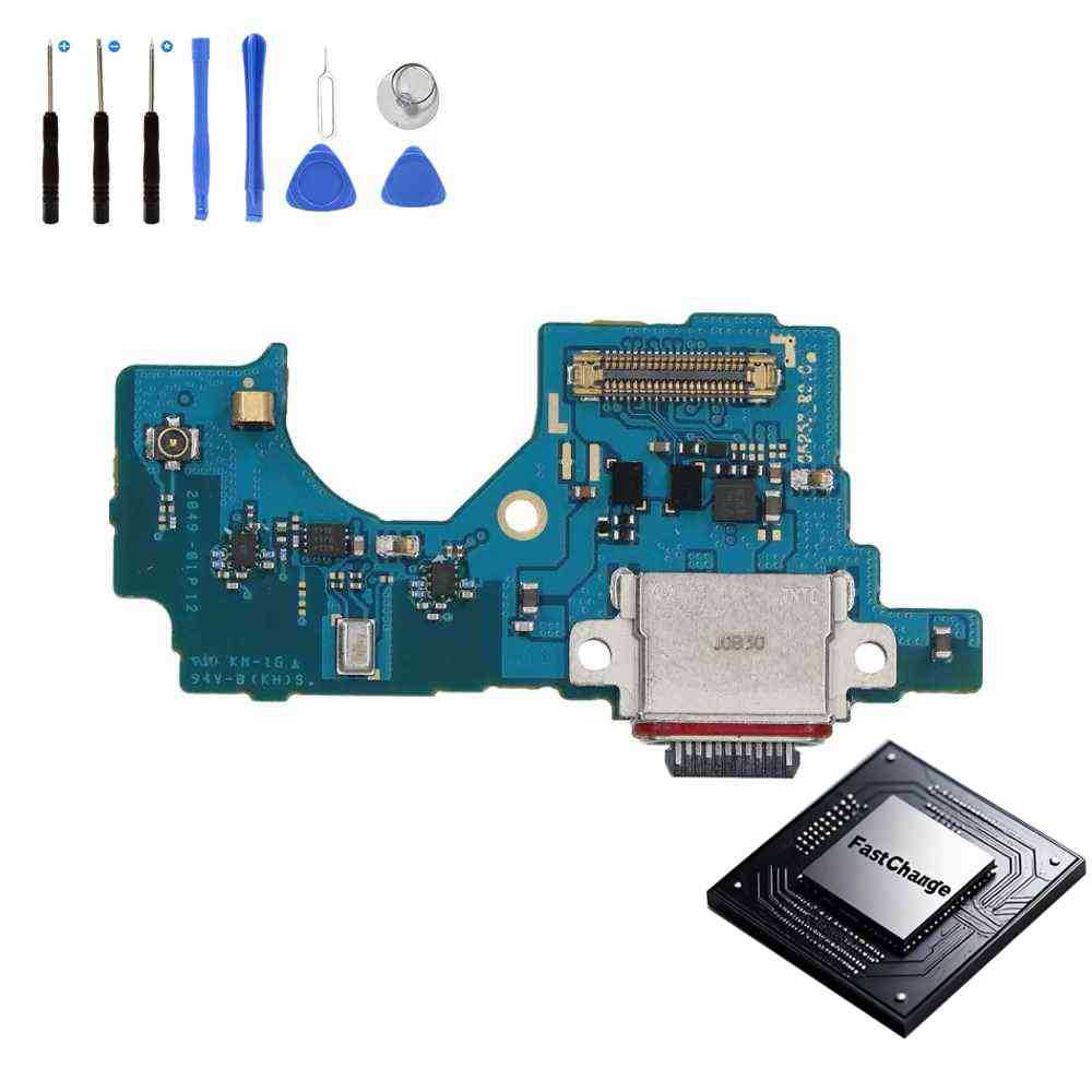 Eutoping usb kết nối Cổng sạc cho Samsung Galaxy Xcover 5 G525F với thay thế lắp ráp IC sạc nhanh