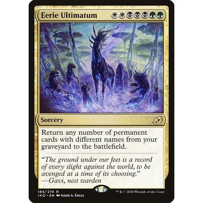 Magic: The Gathering - Ikoria: Lair of Behemoths - Eerie Ultimatum (184)