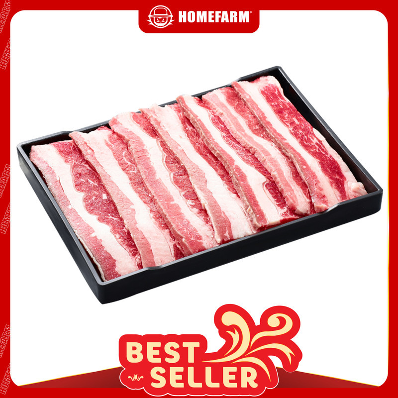 Ba Chỉ Bò Nhập Khẩu Canada, Bò Ba Chỉ Nướng - Homefarm - Cắt nướng, lát mỏng