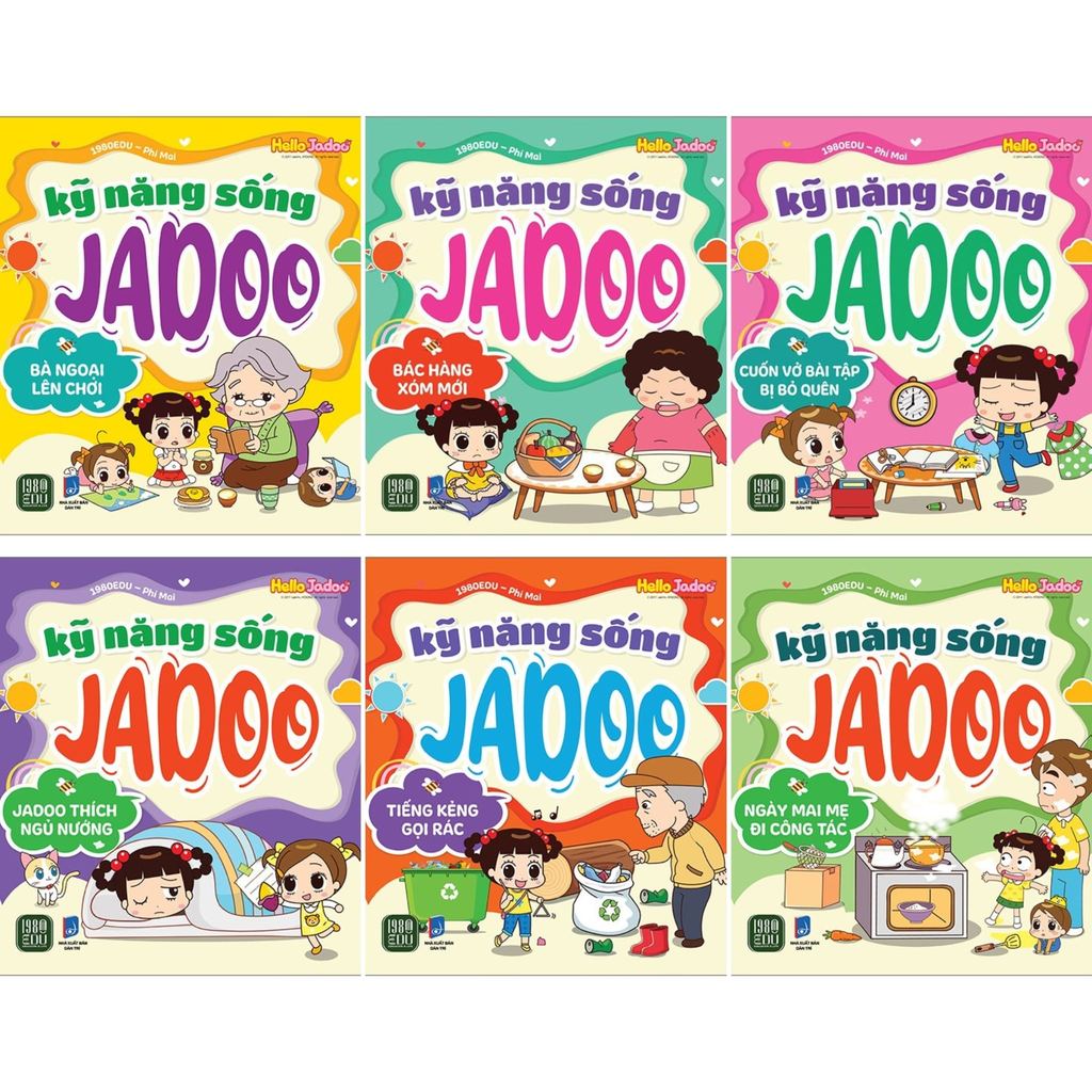 Sách - Hello Jadoo - Jadoo kỹ năng sống (Cuốn lẻ) - 1980 Books