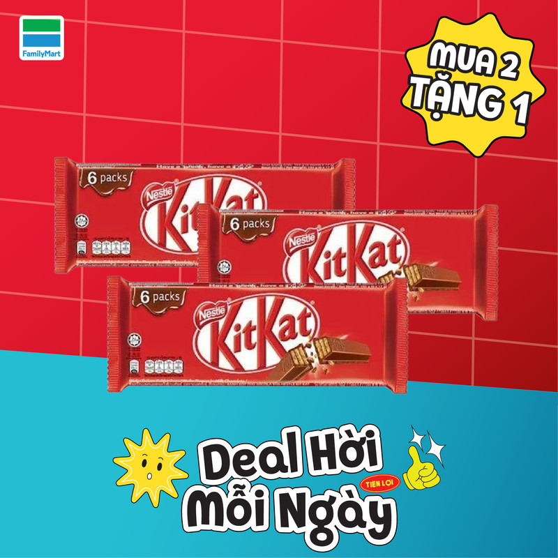 Mua 2 Tặng 1 Kitkat Trà Xanh 2F