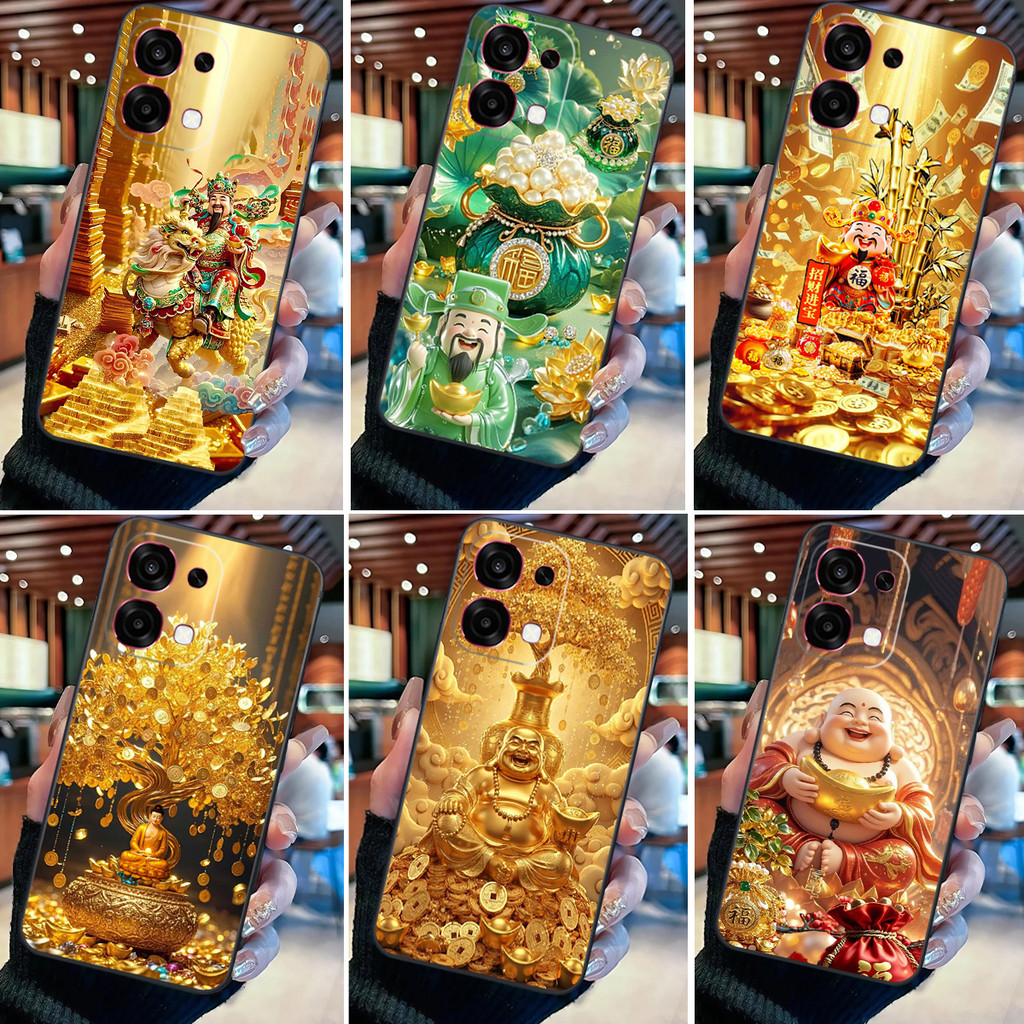 Ốp lưng Oppo A6 pro / Oppo A6 / Oppo F31 5G mẫu thần tài,túi tài lộc may mắn bình an