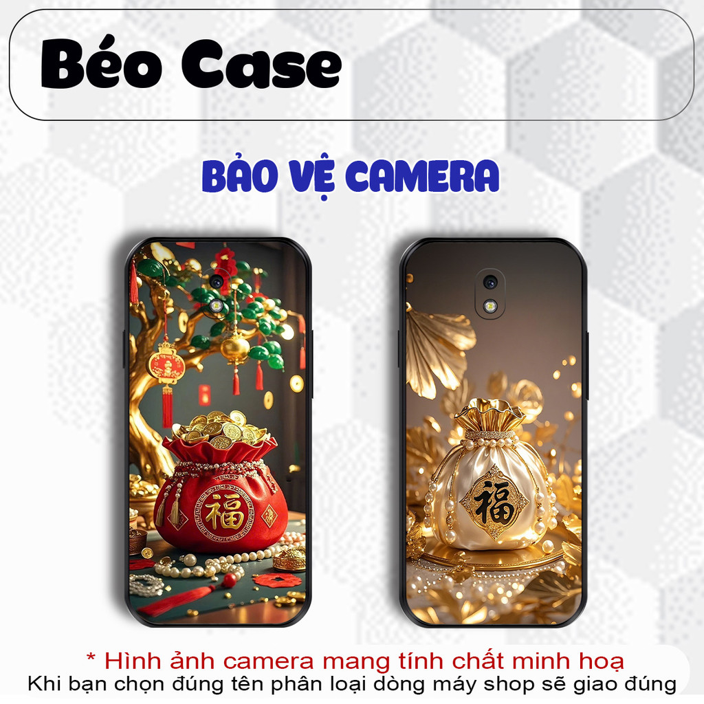 Ốp lưng dẻo Samsung J2 Pro J3 pro J5 Pro j7 Pro J2 Core , J2 Prime túi tài lộc may mắn phát tài