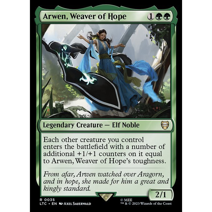 Magic: The Gathering - Tales of Middle-earth Commander - Arwen, Weaver of Hope (35)