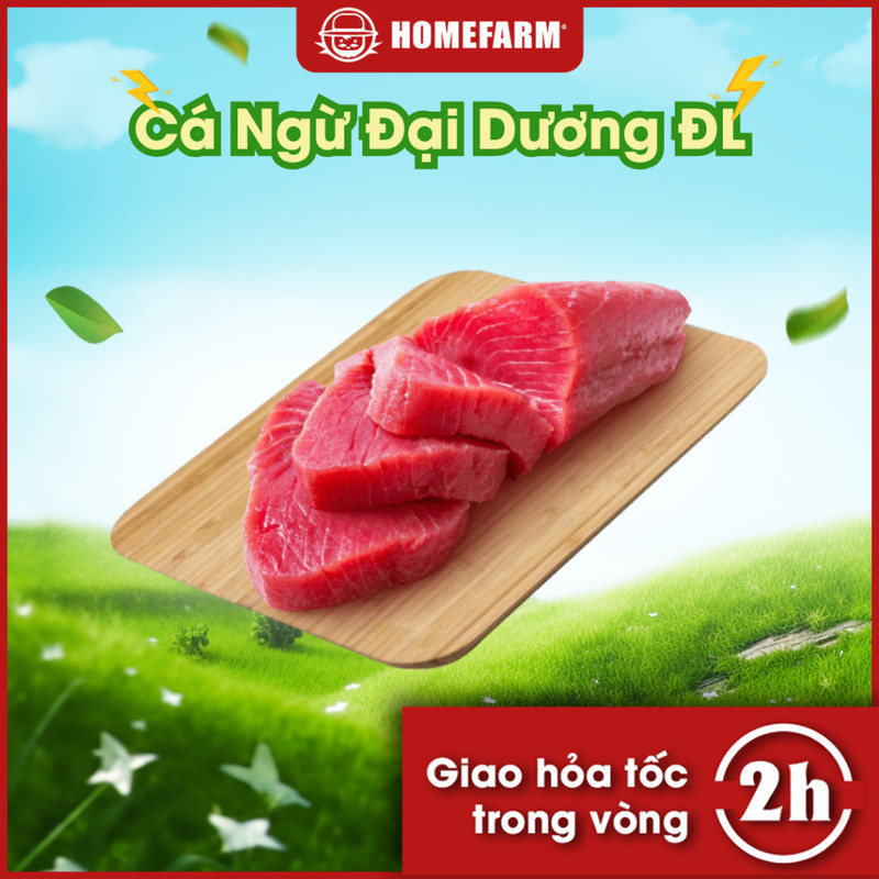 Cá ngừ đại dương đông lạnh - Homefarm - 500