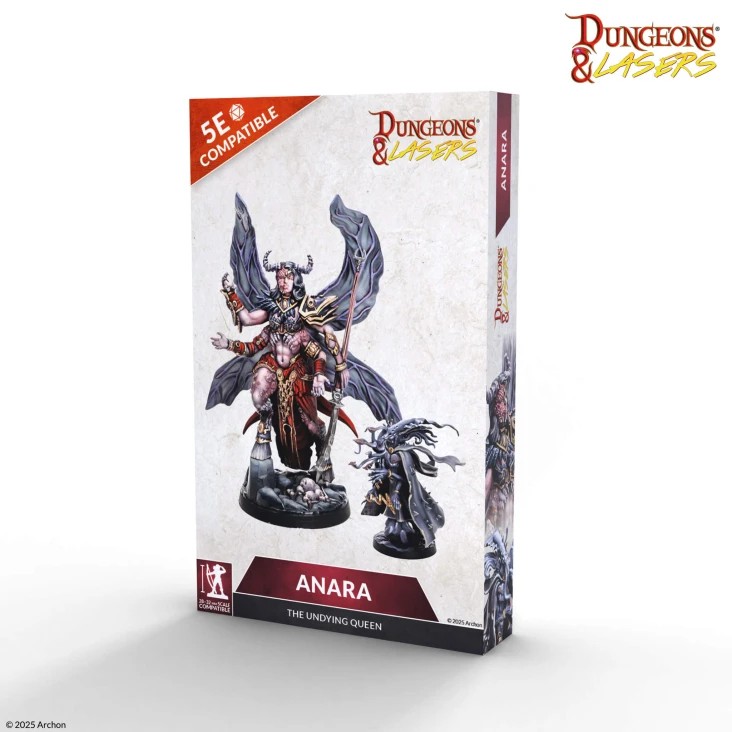 ANARA - THE UNDYING QUEEN - DUNGEONS & LASERS - MINIATURE - ARCHON STUDIO - DNL0108