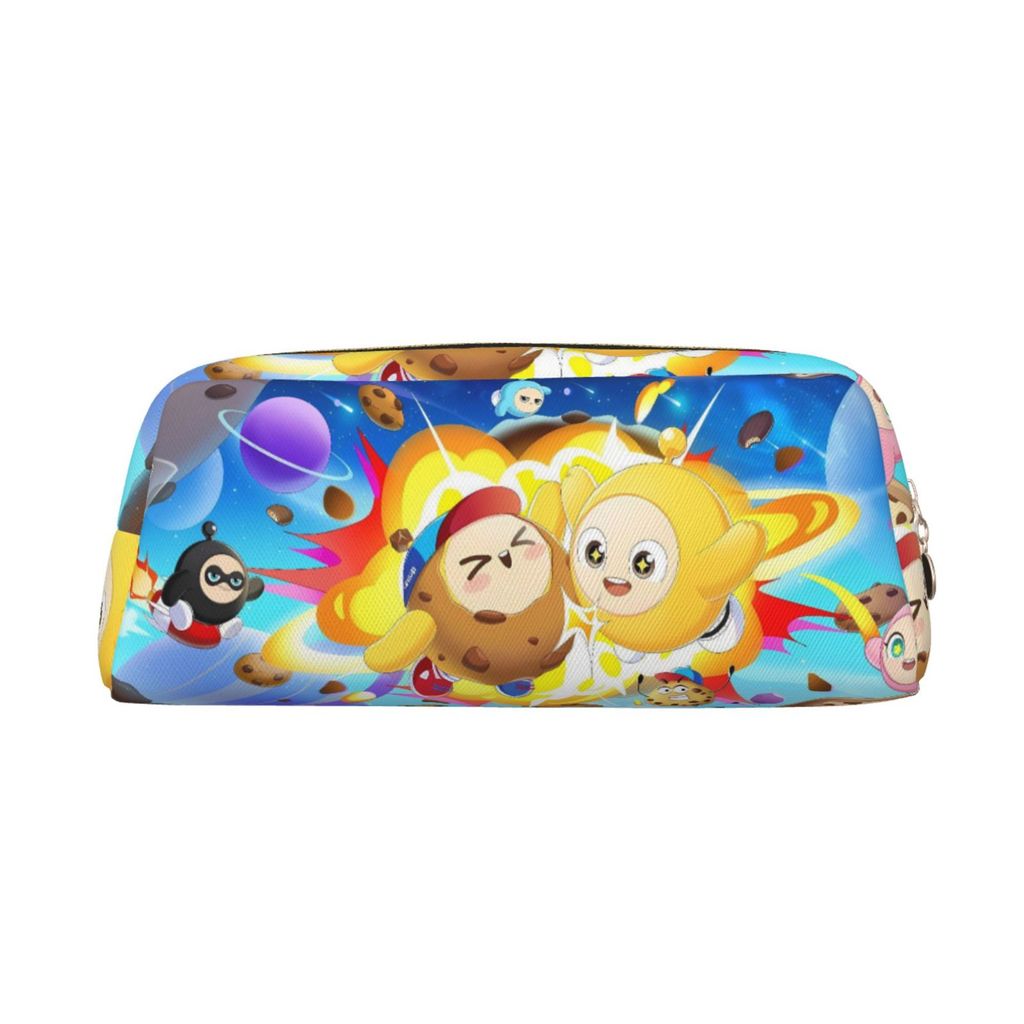 Hộp đựng bút chì dây kéo Eggy Party, túi văn phòng phẩm, túi bút chì cầm tay