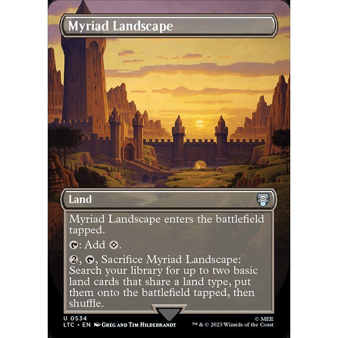 Magic: The Gathering - Tales of Middle-earth Commander - Myriad Landscape (534) Foil