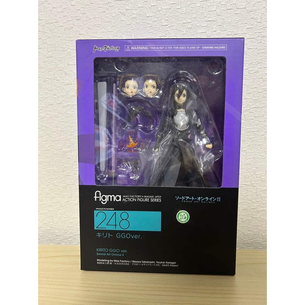 【Direct from Japan】Mô hình figma Sword Art Online 2 Kirito phiên bản GGO, hoàn toàn mới, chưa mở hộp