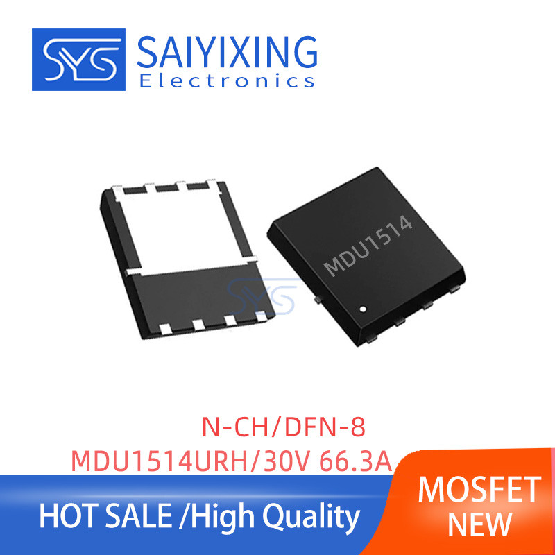 20 CHIẾC MOSFET MDU1514 MDU1513URH Miếng Dán DFN5X6-8 N-CH Transistor 30V 66.3 Một Ống Hiệu Ứng Trườ