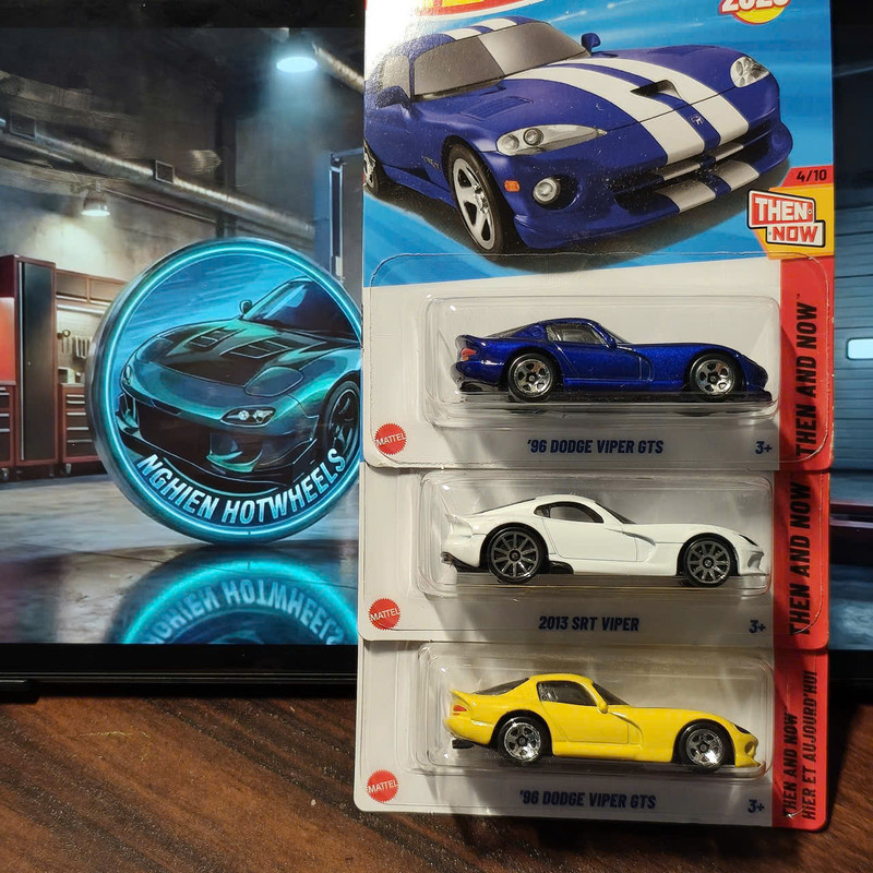 [NGHIENHW] Hotwheels Dodge Viper GTS - Xe mô hình 1:64 chính hãng - 2025'
