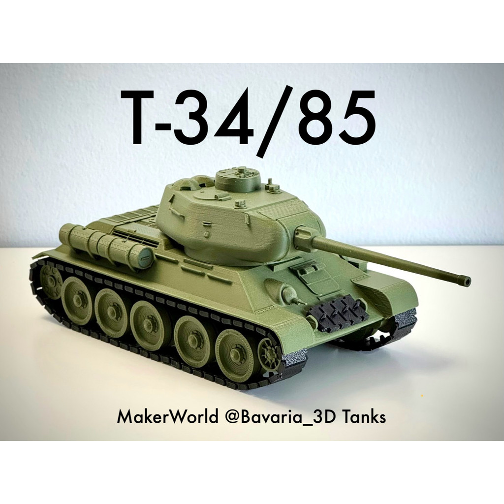 Mô Hình Xe Tăng Hạng Trung T-34/85 Tỷ Lệ 1:35 – Xe Tăng Liên Xô Huyền Thoại