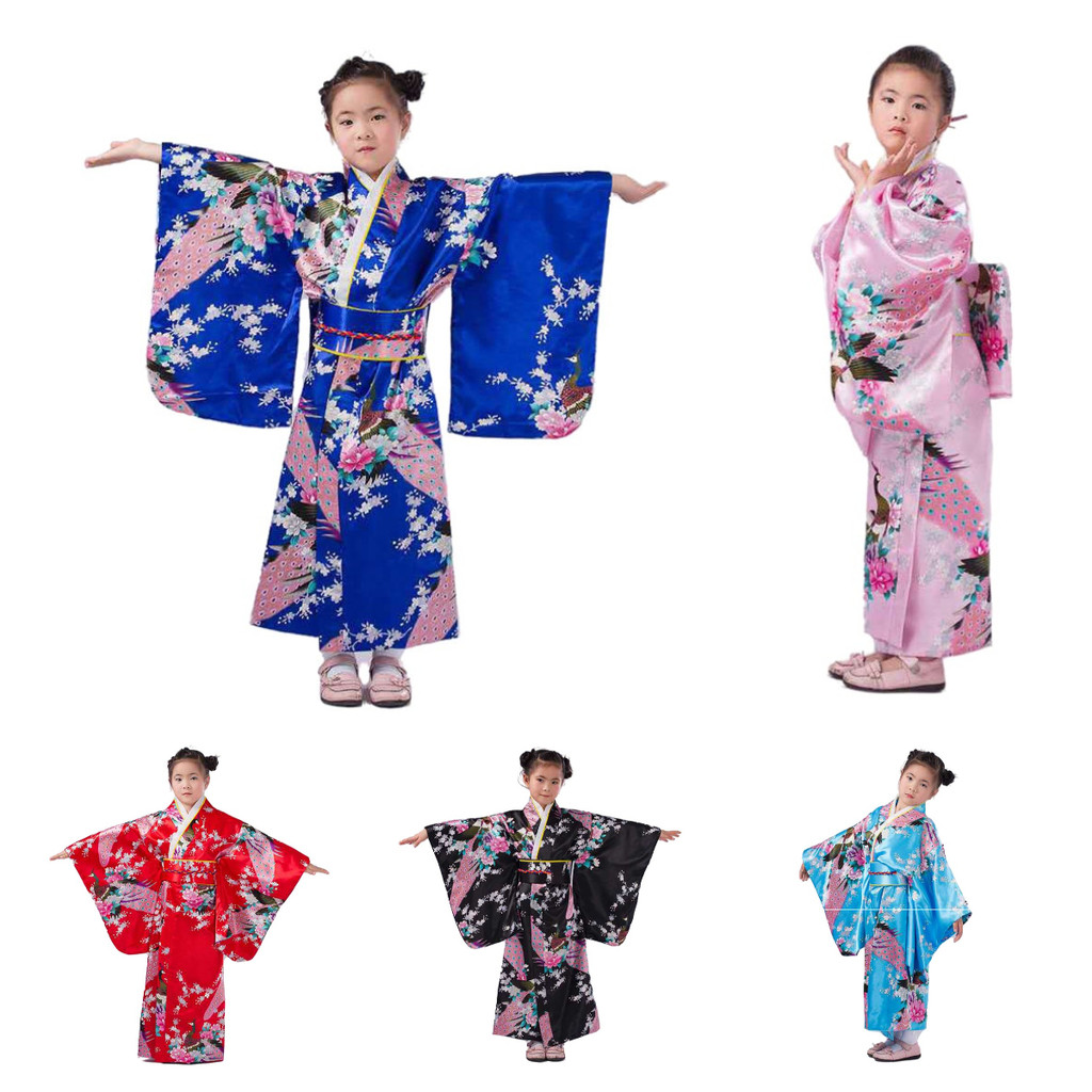 Váy kimono Nhật Bản cho bé gái