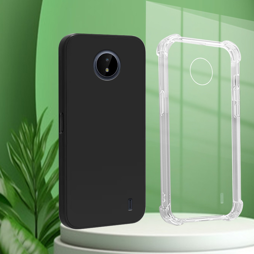 Ốp lưng Nokia 3.4 / G10 / C20 / C30 / C21 Plus TPU dẻo đen basic & dẻo trong suốt chống sốc