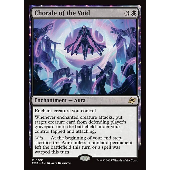 Magic: The Gathering - Edge of Eternities - Chorale of the Void (91)