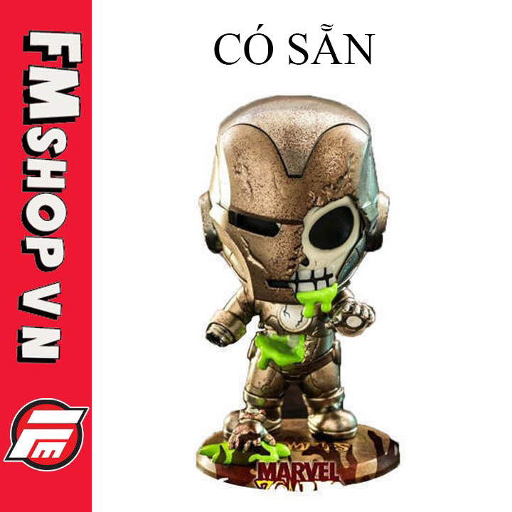 (2nd) Mô Hình Nhân Vật Cosbaby Iron Man Rusty Marvel Zombie