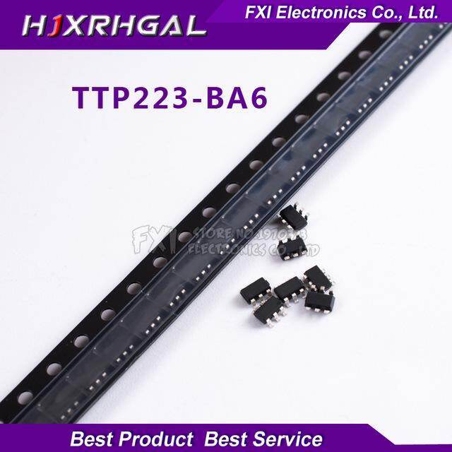 20 CÁI TTP223-BA6 TTP223 SOT23-6 SOT Mới nguyên bản
