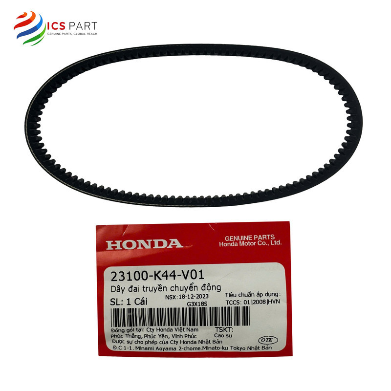 23100K44V01 |  Dây Cu Roa, Cu Loa, Đai Truyền Động      Vision 110  2014 - 2020   Honda
