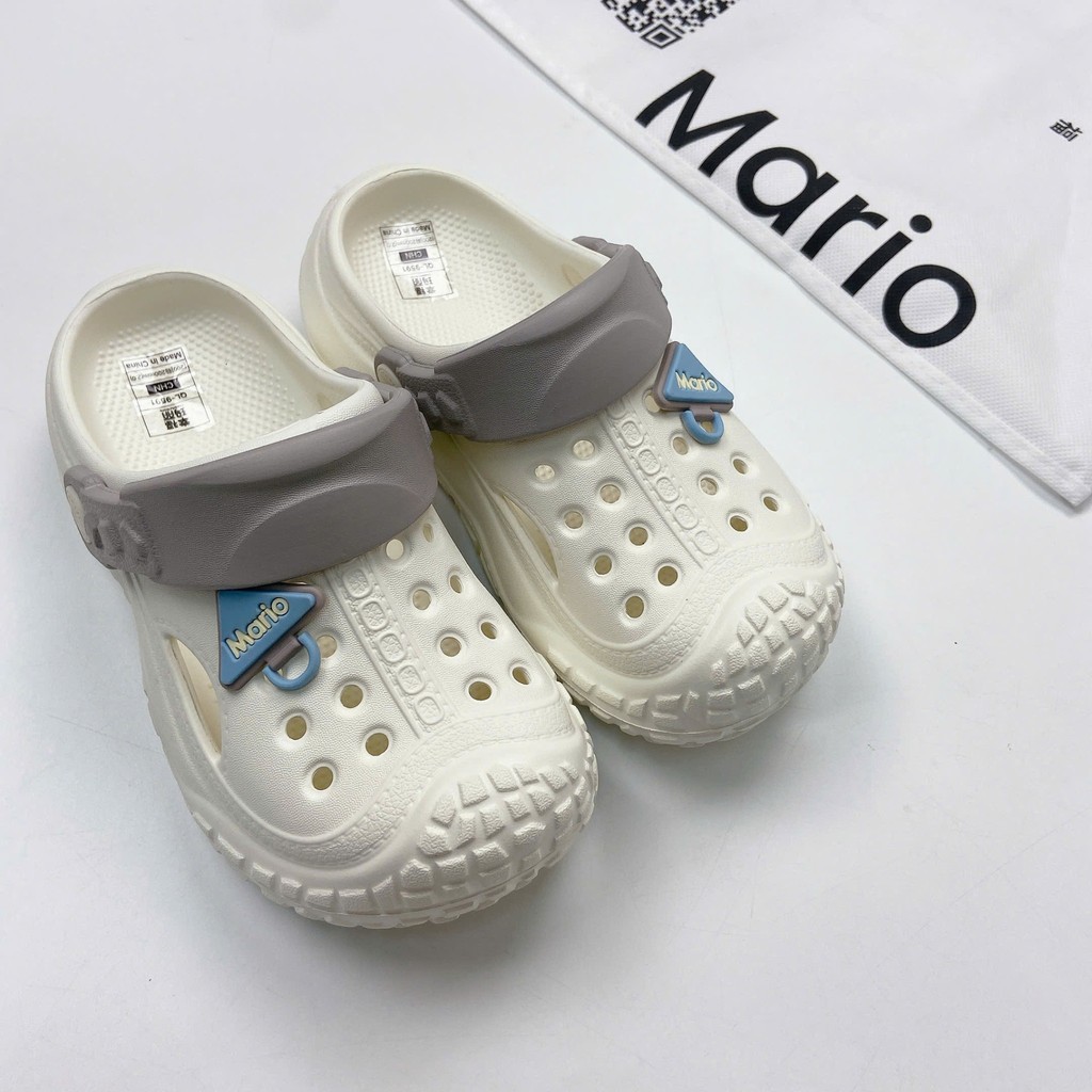 [chính hãng] Giày sục CHEERFUL MARIO chống trơn trượt trẻ em mẫu trơn mario