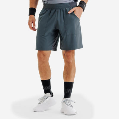 Quần short tennis nam thoáng khí DECATHLON Dry đen mã 8968181
