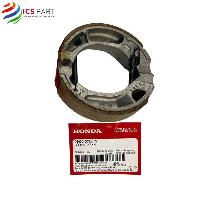 06430GCE305 | Má Phanh, Bố Thắng: Mã Đắt ( Dùng Chung Xe Số) Dream 100,  Wave 100, Wave 110 Honda