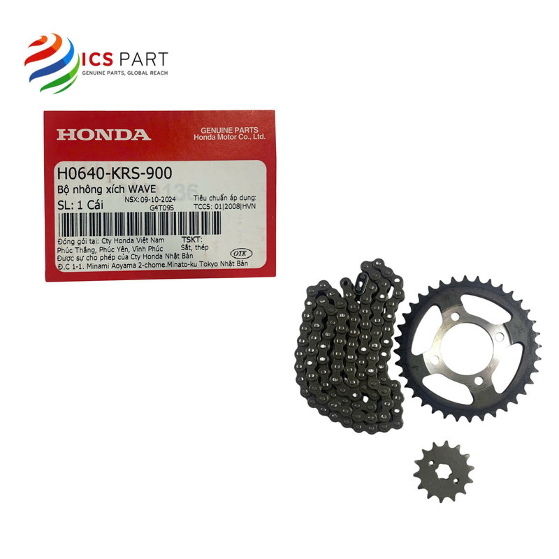 H0640KRS900 |  Nhông Xích, Sên      Wave Alpha Cũ, Wave Nhỏ 100  2003 - 2005   Honda