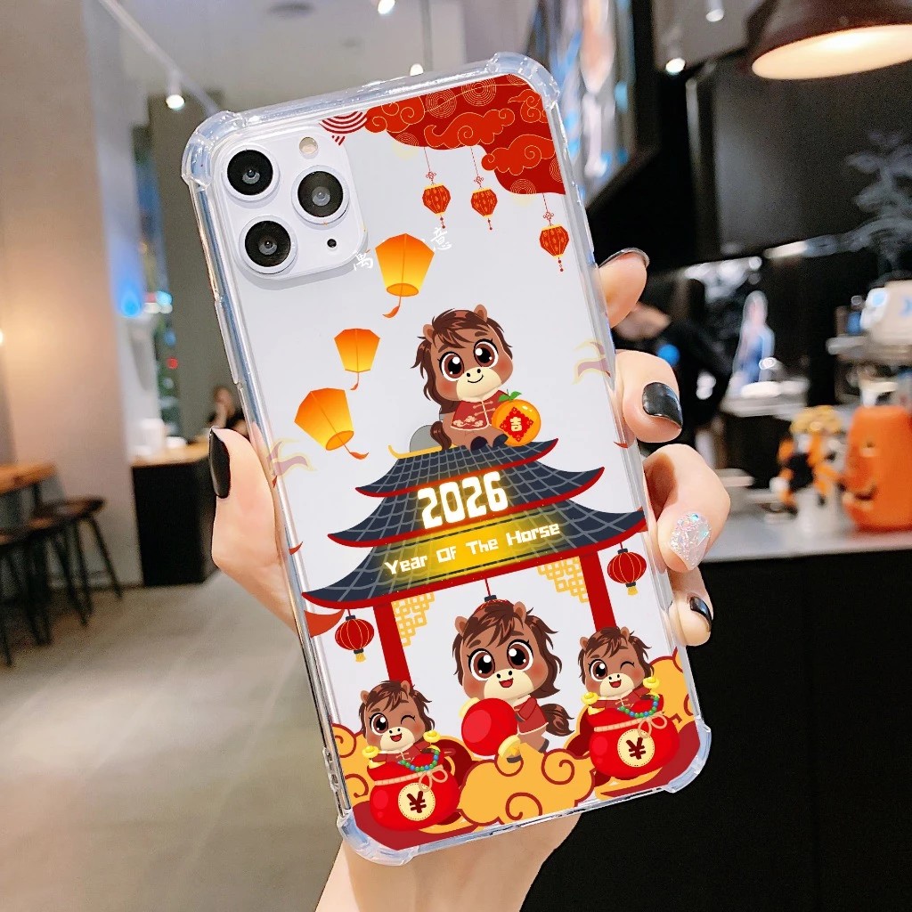 Ốp lưng IMLEK 2026 HORSE TRUNG QUỐC NĂM MỚI XIAOMI POCO X6 X5 F5 C65 M5 M6 F3 M3 M4 F4 GT X4 C40 PRO