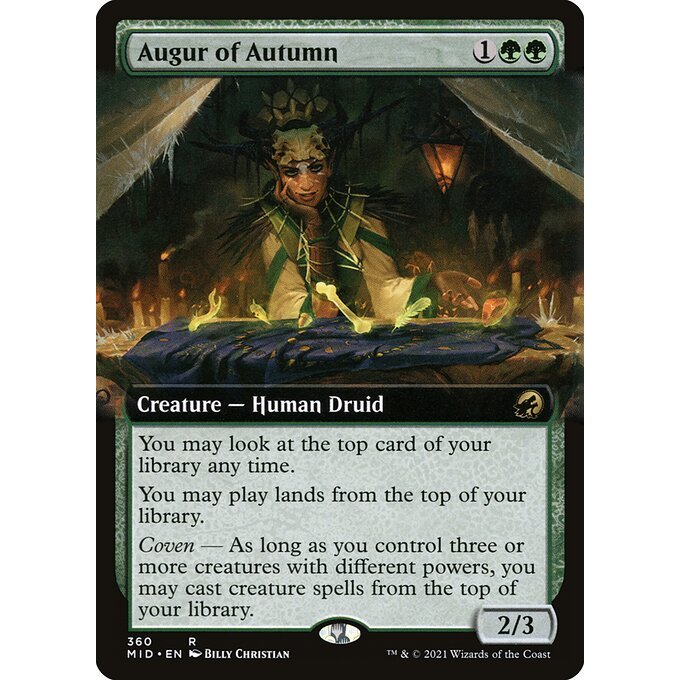 Magic: The Gathering - Innistrad: Midnight Hunt - Augur of Autumn (360) Foil