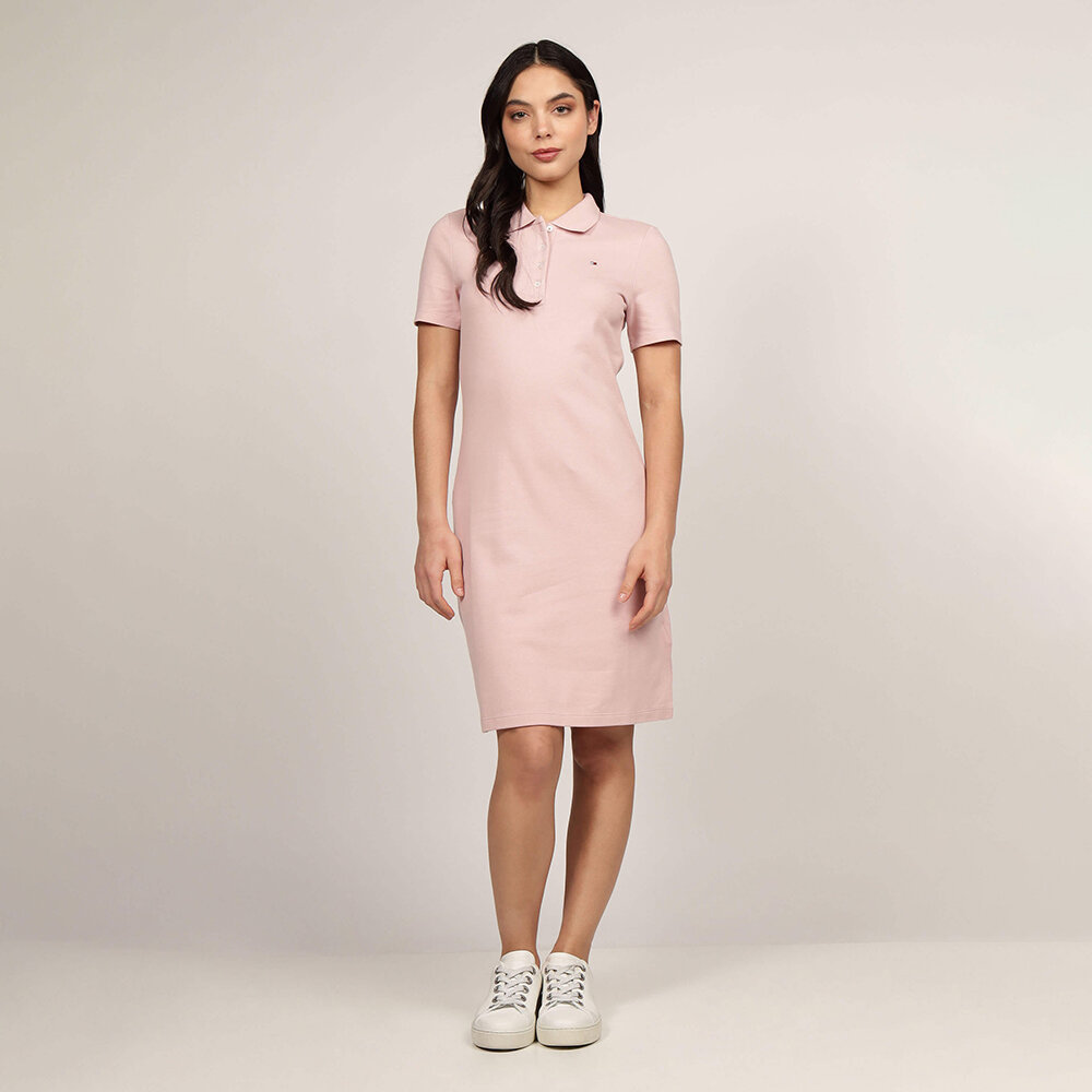 TOMMY HILFIGER - Đầm Nữ 1985 Slim Pique Polo Dress Ss - WW0WW43228TQN