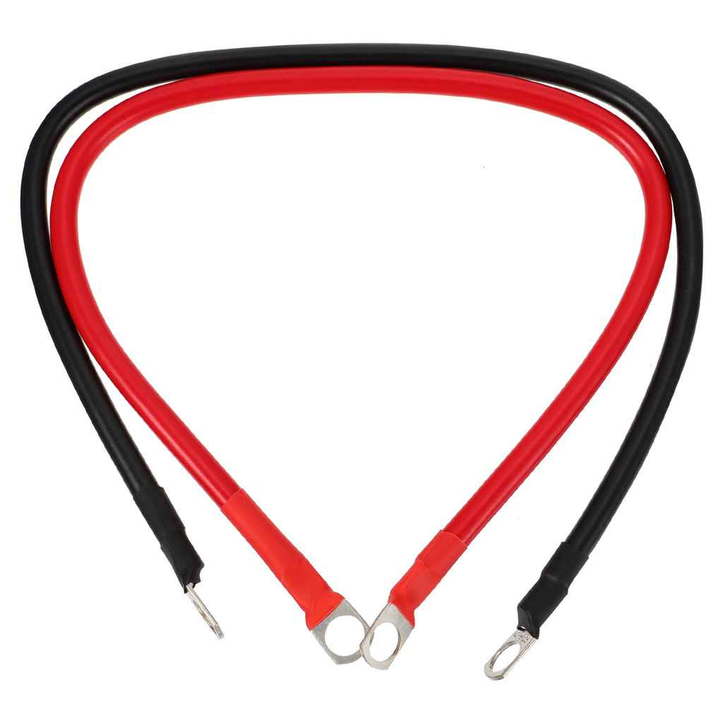 2 chiếc 2AWG 16 Dây đồng vuông Pin âm Bộ đầu cuối cáp mặt đất