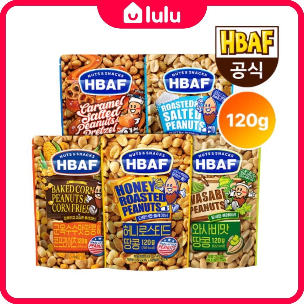 < HBAF > Đậu Phộng Tiêu Chuẩn 120g