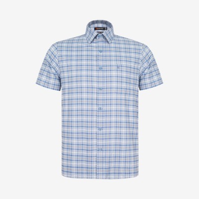 Áo sơ mi nam KHATOCO Tailor Fit ngắn tay A1MN498T2-CNCR847-2711-N