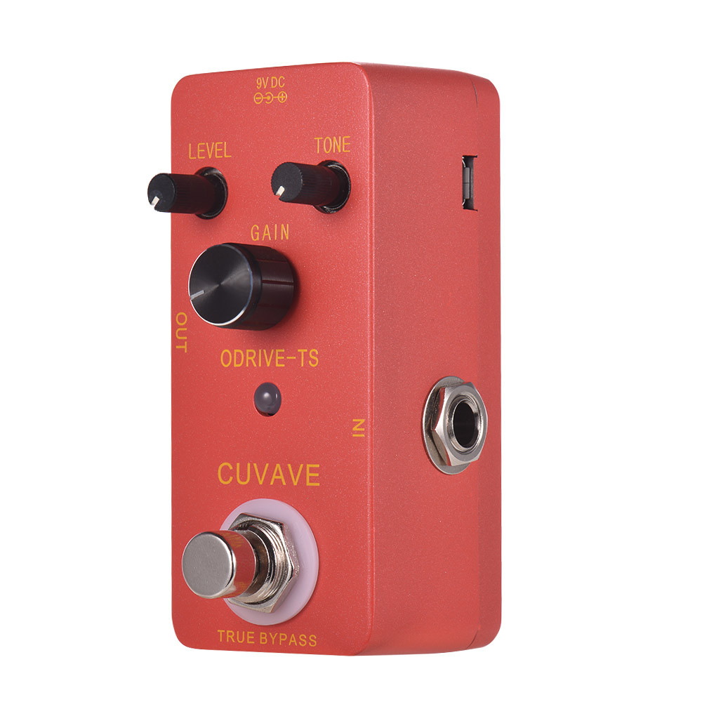 [musbmy] CUVAVE ODRIVE-TS Analog Overdrive Guitar Effect Pedal Vỏ hợp kim kẽm True Bypass