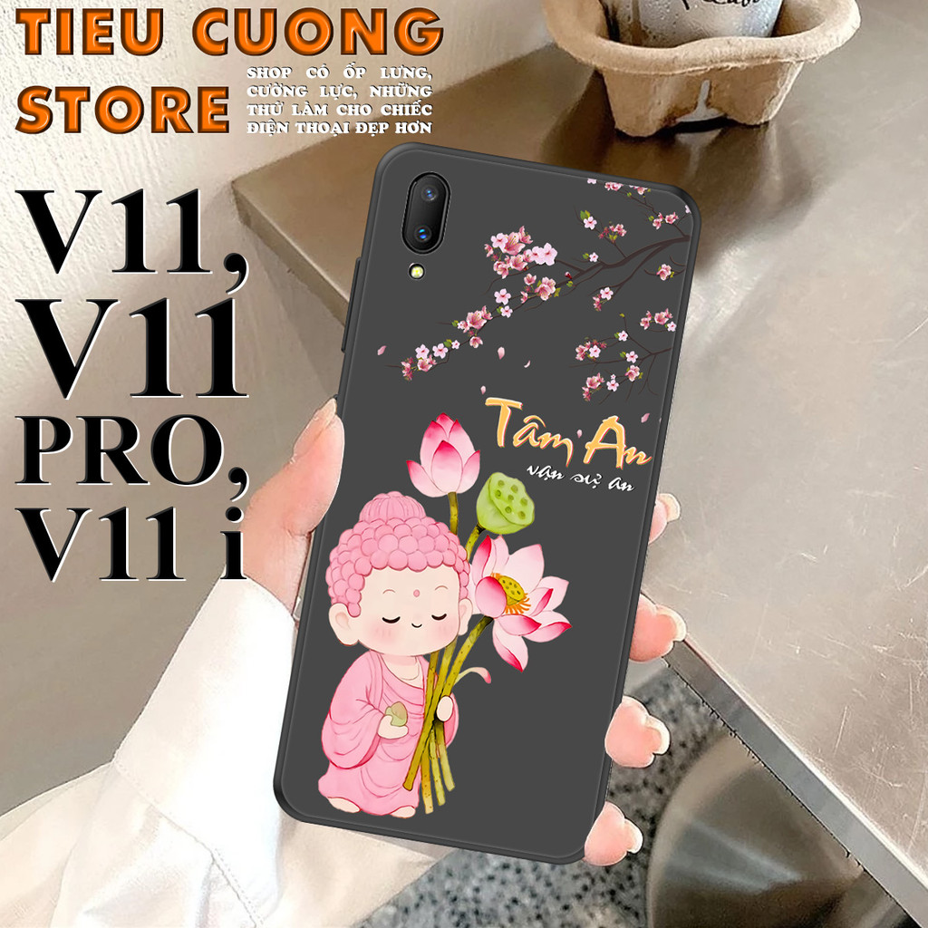 Ốp lưng dành cho VIVO V11, V11 PRO, V11 i in hình THƯ PHÁP, DỄ THƯƠNG