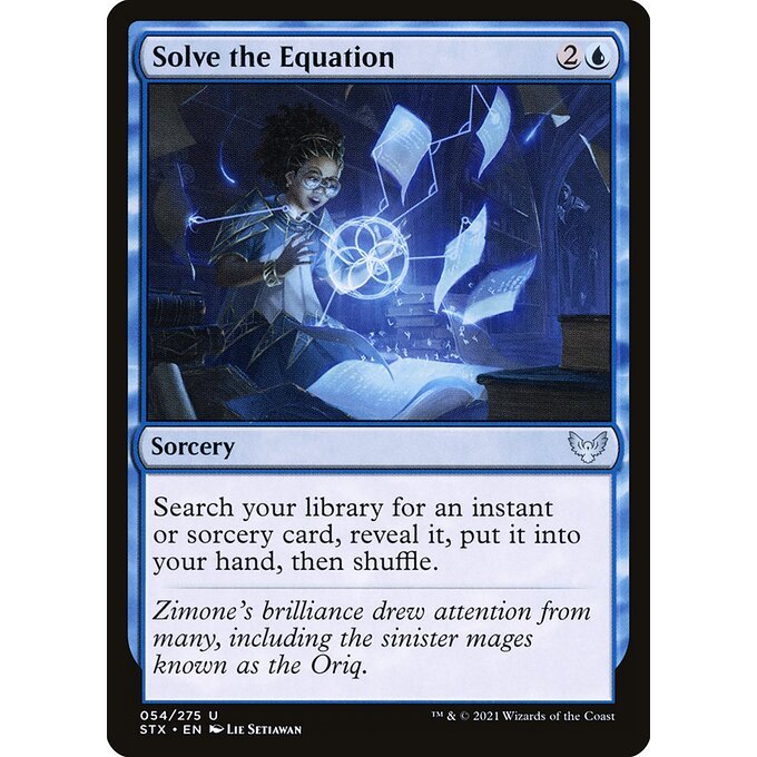 Magic: The Gathering - Strixhaven: School of Mages - Solve the Equation (54) Foil