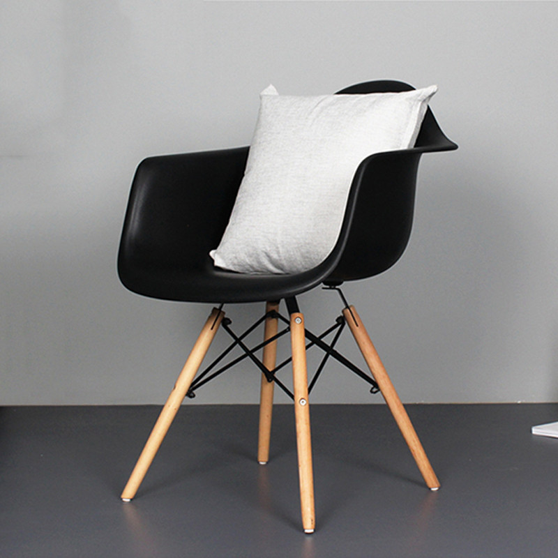 Ghế Cafe - Thư Giãn Eames Nhựa Chân Gỗ JM6