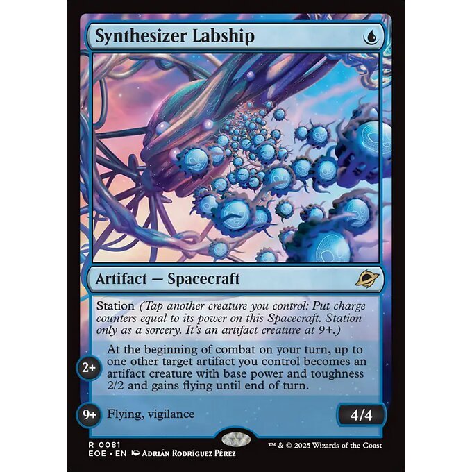 Magic: The Gathering - Edge of Eternities - Synthesizer Labship (81)