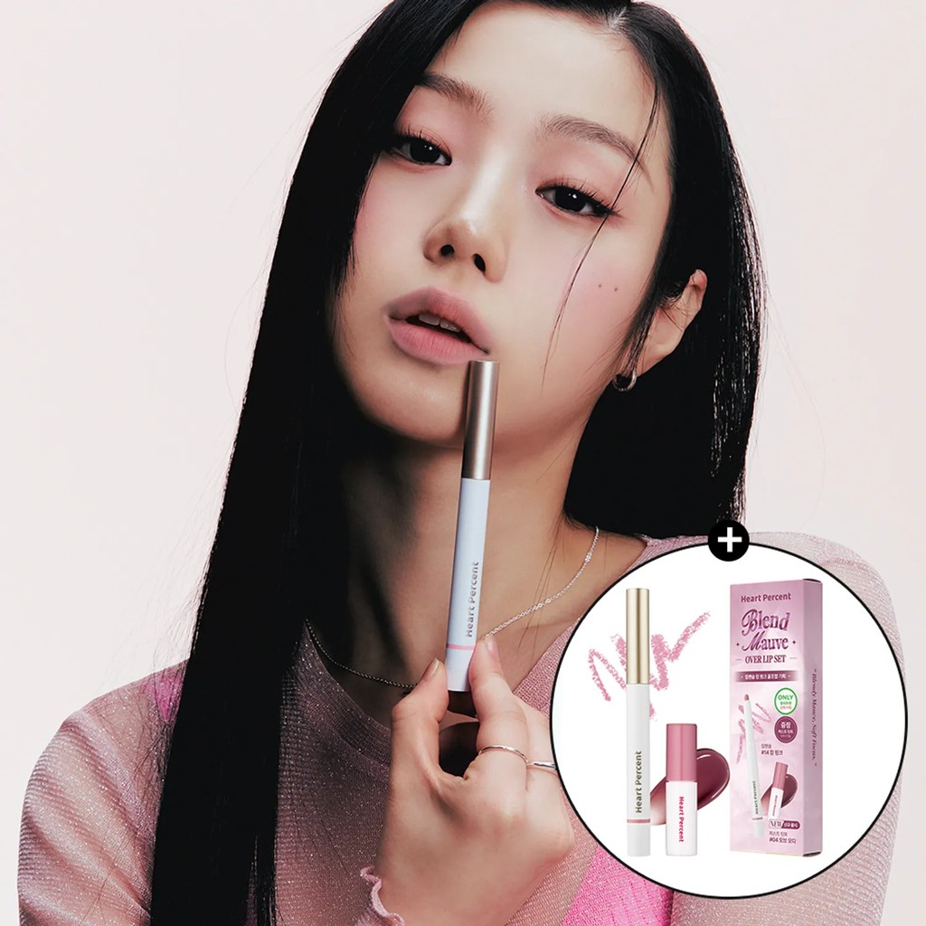 [Heart Percent] Bút chì môi Dote On Mood (21 màu)