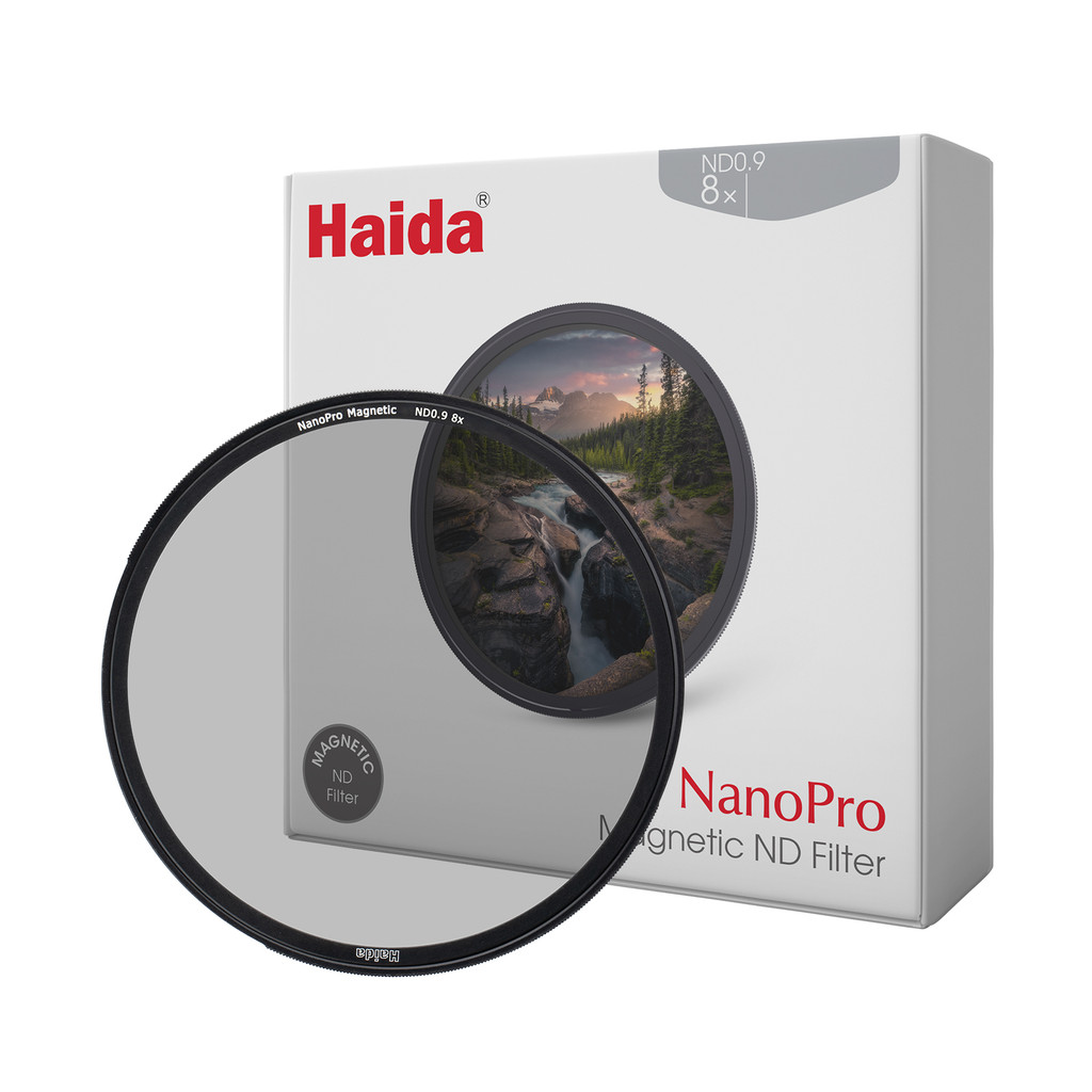 BH Asia - Kính lọc Haida NanoPro Magnetic ND0.9 (8x) Filter (W/O Adapter Ring) 67mm/ 72mm/ 77mm/ 82m