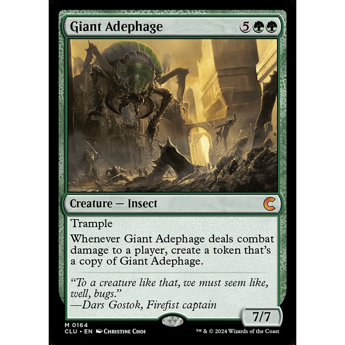 Magic: The Gathering - Ravnica: Clue Edition - Giant Adephage (164)