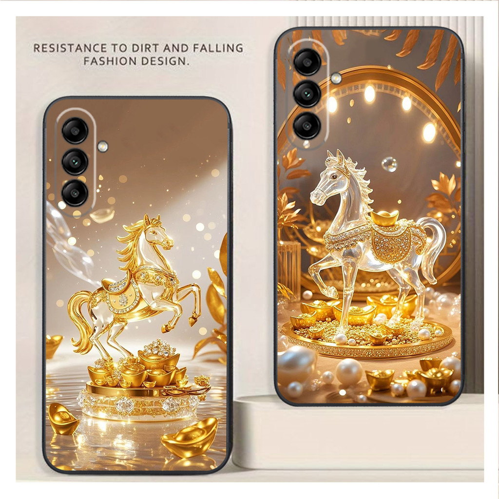 Ốp lưng Samsung A17 5G / A27 5G / A37 5G / A57 5G in hình Ngựa horse tài lộc năm mới