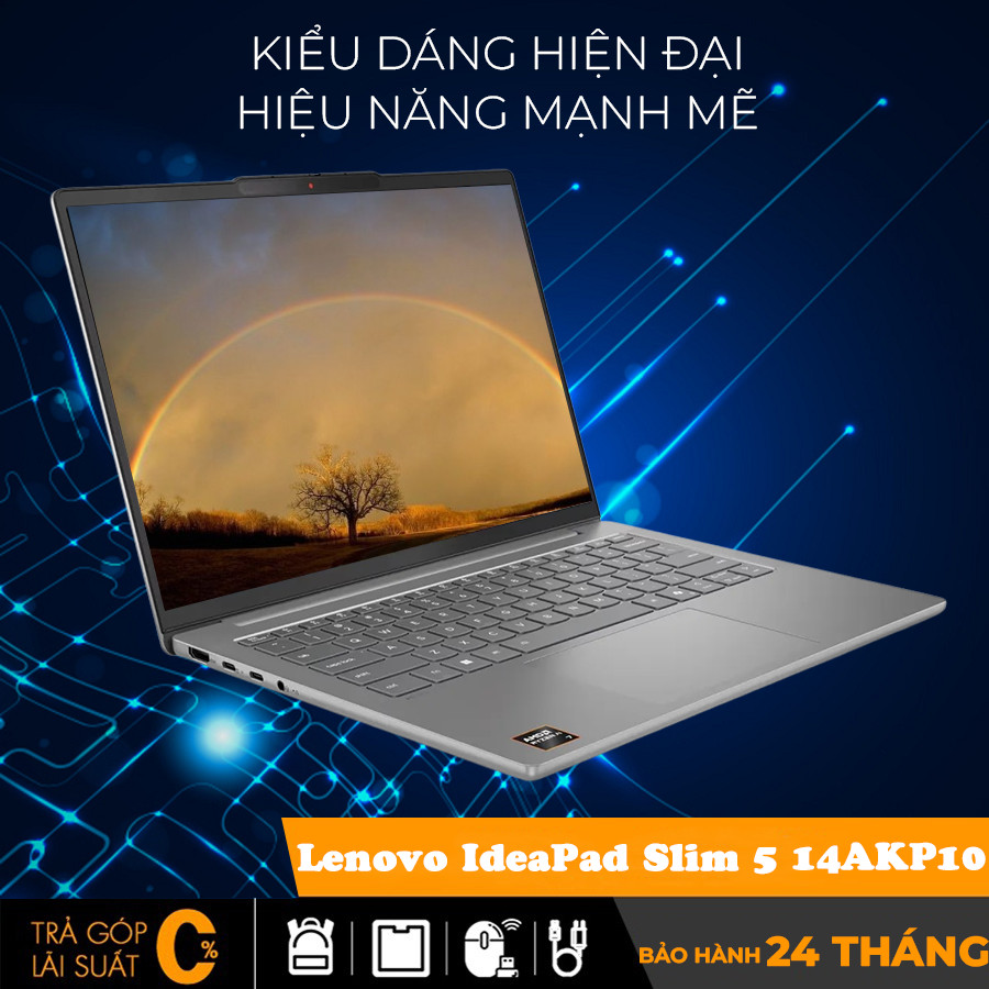 Lenovo IdeaPad Slim 5 14AKP10 AMD Ryzen AI 5 340, 24 GB, SSD 512GB, AMD Radeon 840M Graphics, 14 inc