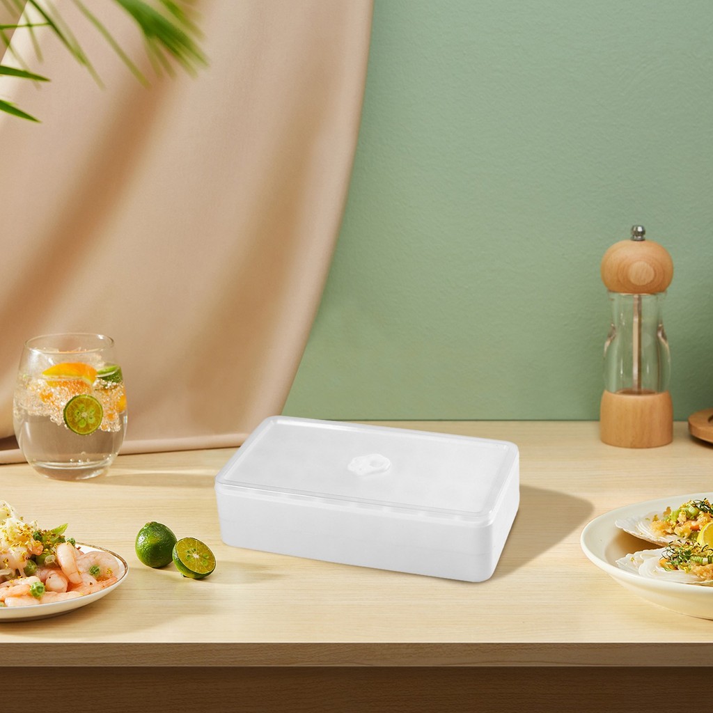 Press Out Ice Dung Tích Lớn Ice Cube Ice Box Hộ Gia Đình Press Ice Box Hộp Bảo Quản Đá