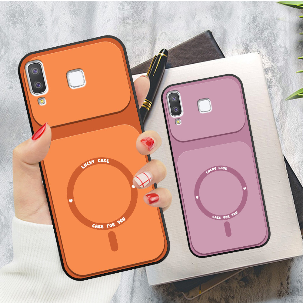 Ốp lưng Samsung A8 Star / A9 Star in hình vòng tròn luckycase