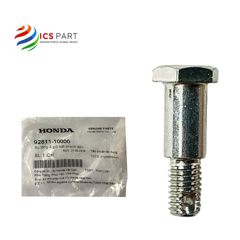 9281110000 |   Bu Lông A Giữ Bát Phanh Sau        Honda