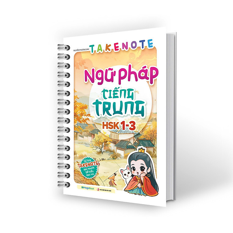 Sách Takenote Ngữ Pháp Tiếng Trung HSK 1-6 - Megabook